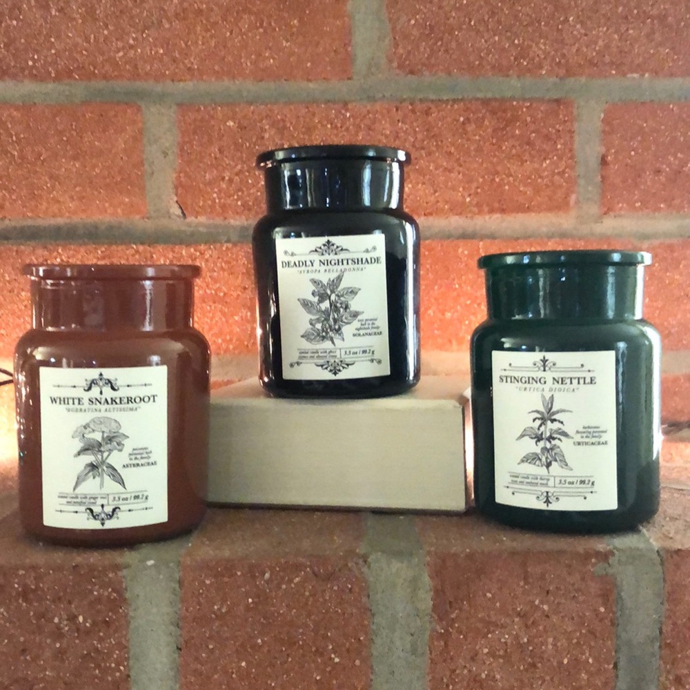 🎃 Target herbology scented ceramic candles Halloween Bullseye Playground 2023